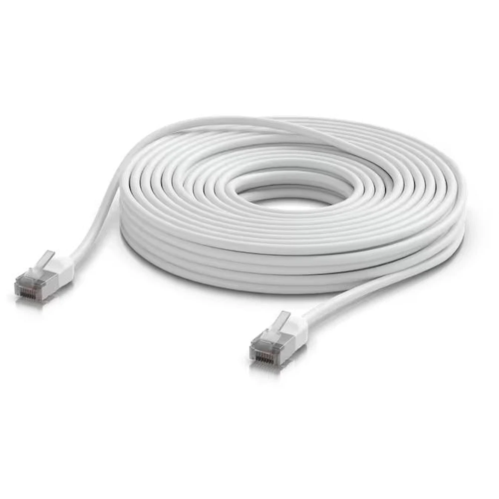 Ubiquiti Premium Ultra-Thin Rugged Shielded Outdoor Cat6A Patch Cable - 15m