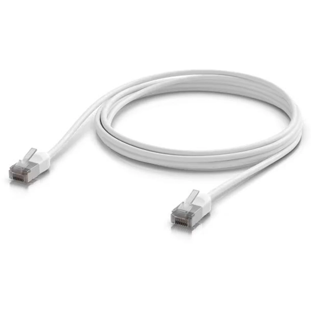 Ubiquiti Premium Ultra-Thin Rugged Shielded Outdoor Cat6A Patch Cable - 3m