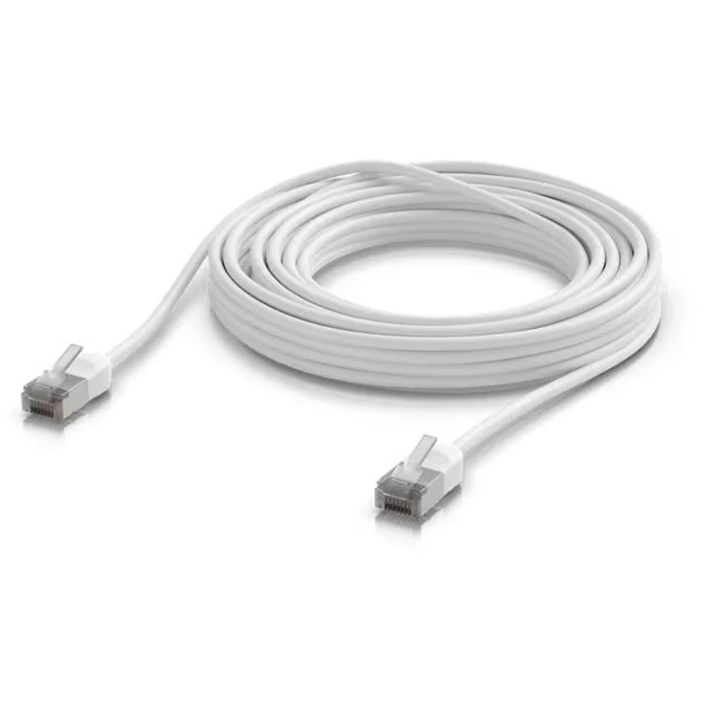 Ubiquiti Premium Ultra-Thin Rugged Shielded Outdoor Cat6A Patch Cable - 8m