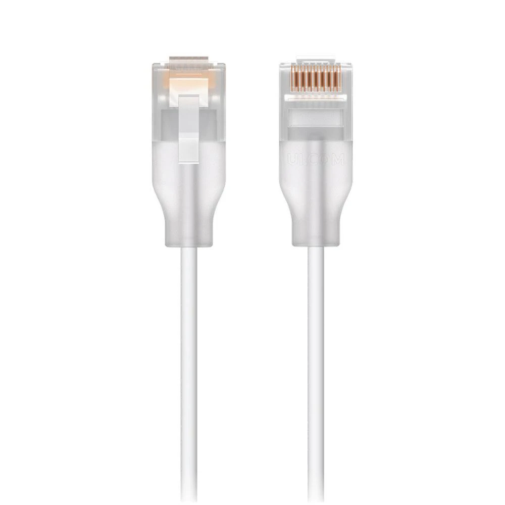 A large main feature product image of Ubiquiti UniFi Etherlighting Nano-Thin Cat6 Patch Cable - 2m