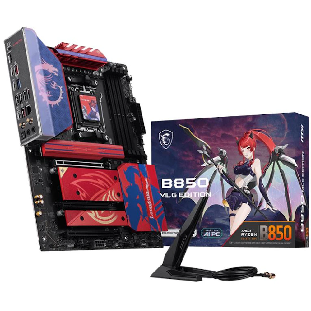 MSI B850 AM5 ATX Desktop Motherboard - MLG Edition