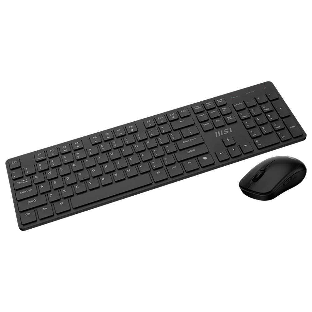 A large main feature product image of MSI Forge K200 Wireless Mouse & Keyboard Combo