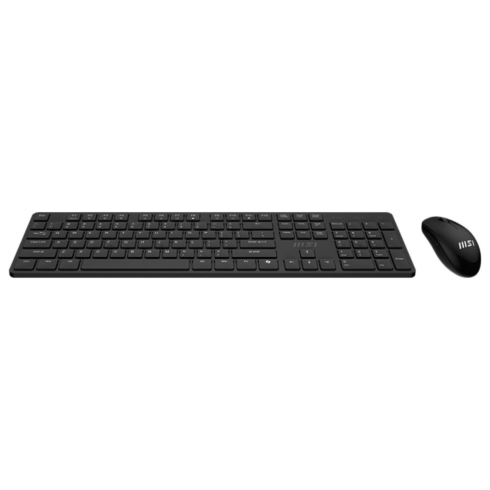 A large main feature product image of MSI Forge K200 Wireless Mouse & Keyboard Combo