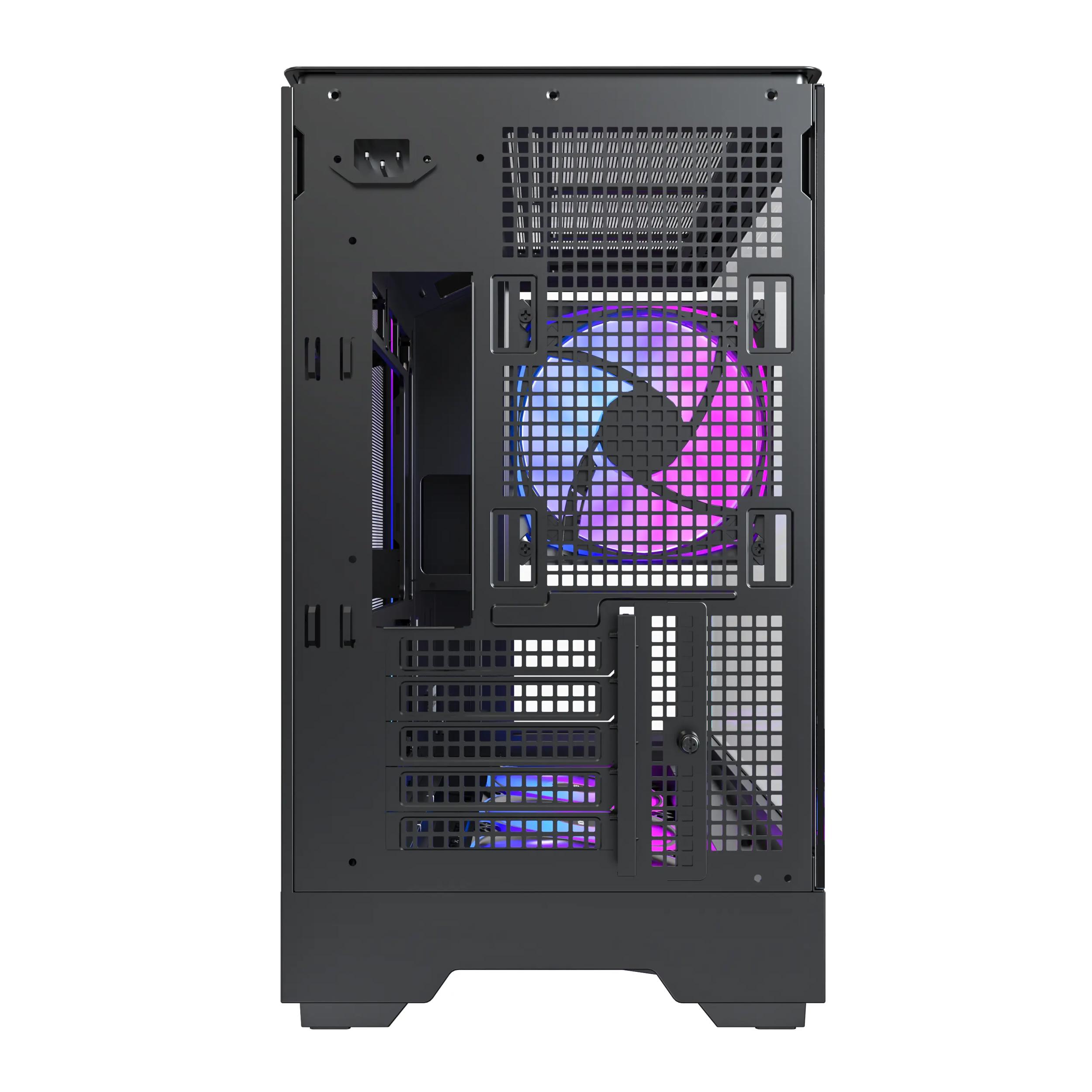A large main feature product image of Montech KING 15 PRO Tempered Glass Micro Tower Case (Black)