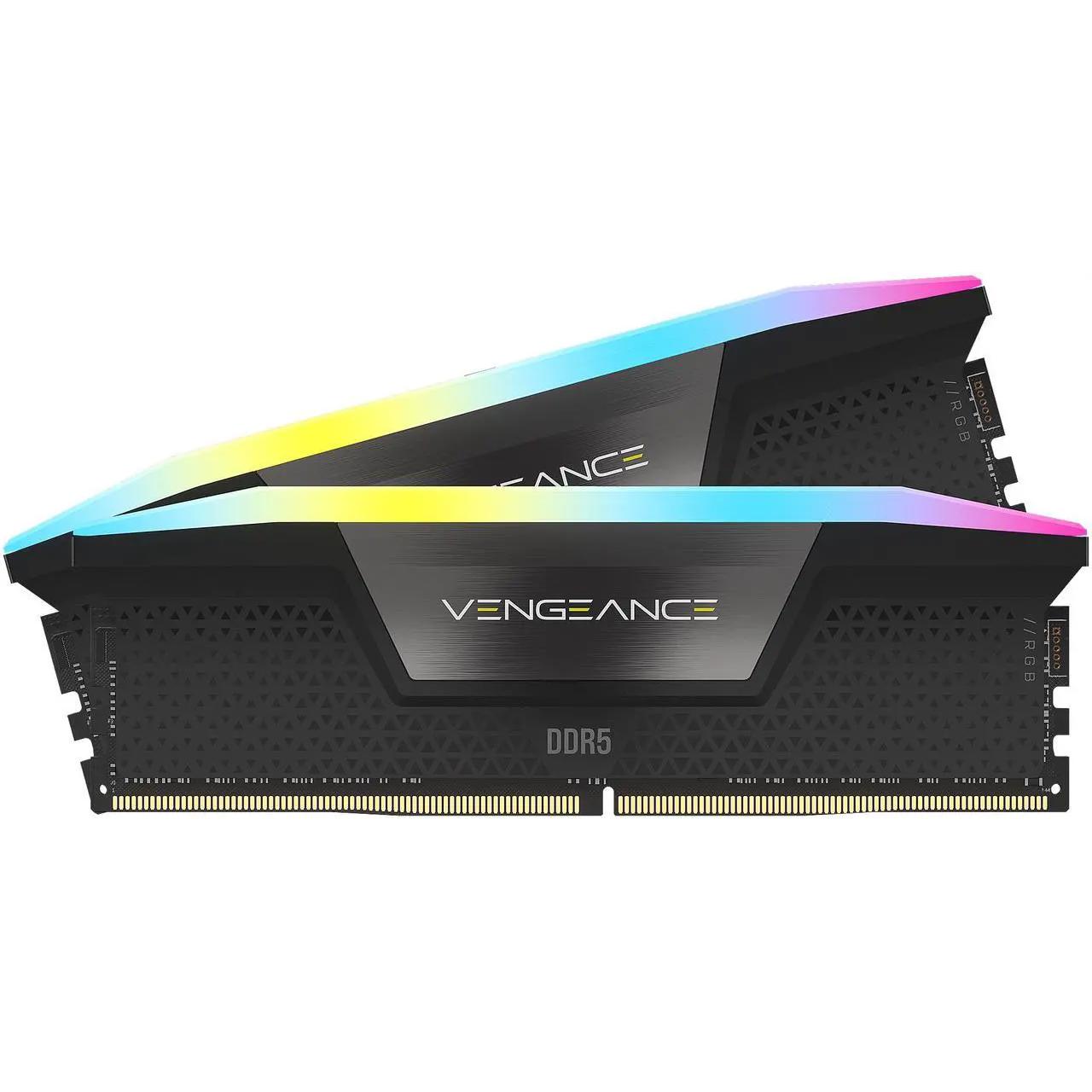 A large main feature product image of Corsair Vengeance RGB 32GB Kit (2x16GB) XMP DDR5-6000 C36