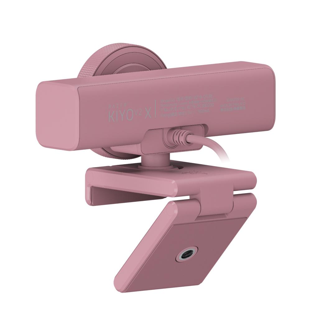 A large main feature product image of Razer Kiyo V2 X - 1080p60 Full HD Streaming Webcam (Quartz Pink)