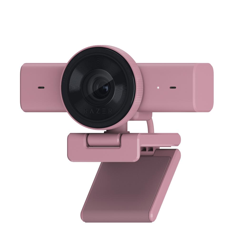 A large main feature product image of Razer Kiyo V2 X - 1080p60 Full HD Streaming Webcam (Quartz Pink)