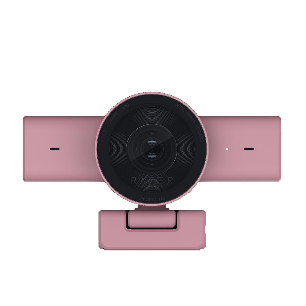 A large main feature product image of Razer Kiyo V2 X - 1080p60 Full HD Streaming Webcam (Quartz Pink)