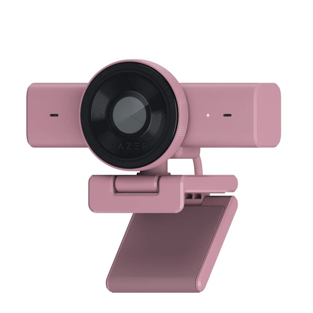 A large main feature product image of Razer Kiyo V2 X - 1080p60 Full HD Streaming Webcam (Quartz Pink)