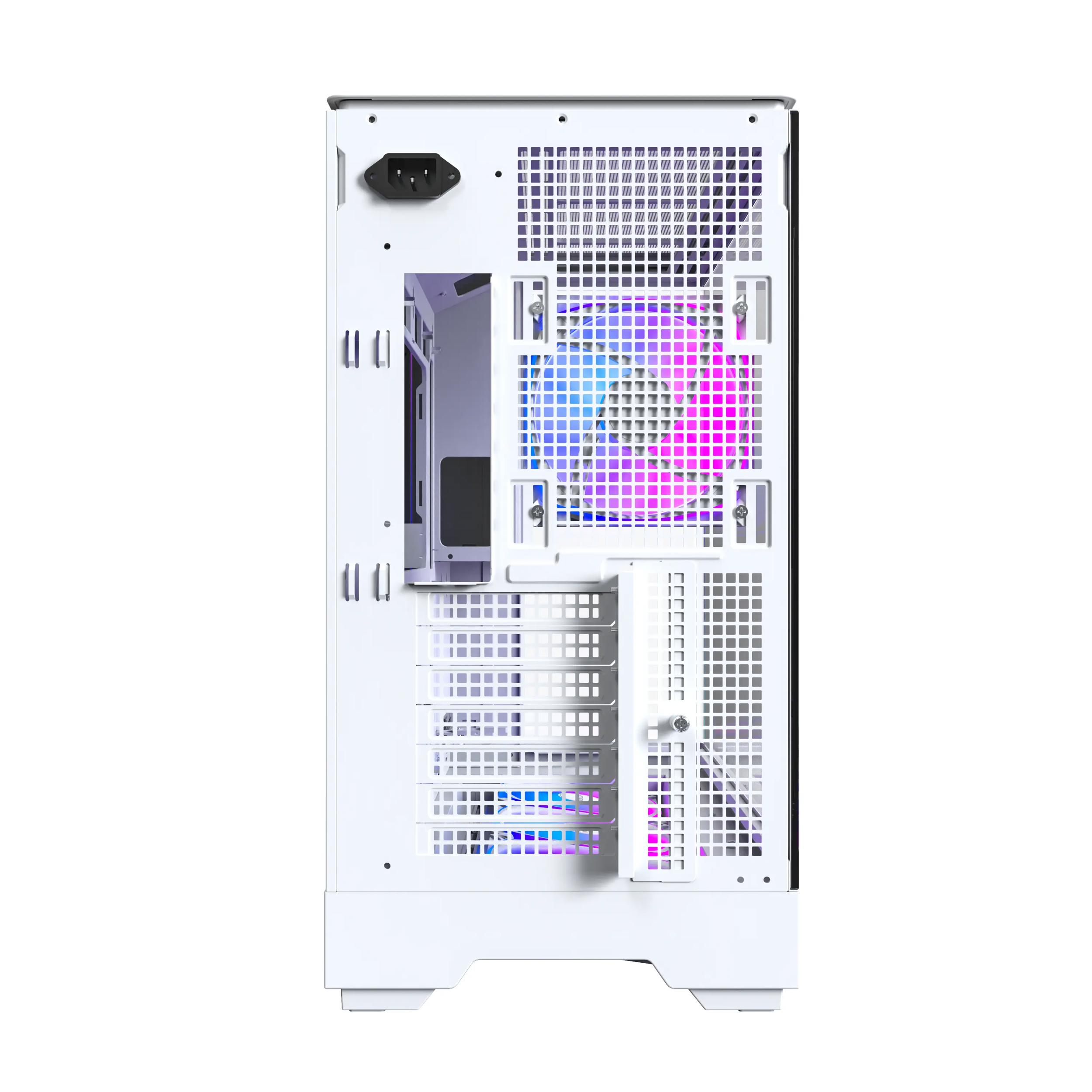 A large main feature product image of Montech KING 45 PRO Tempered Glass Mid Tower Case (White)