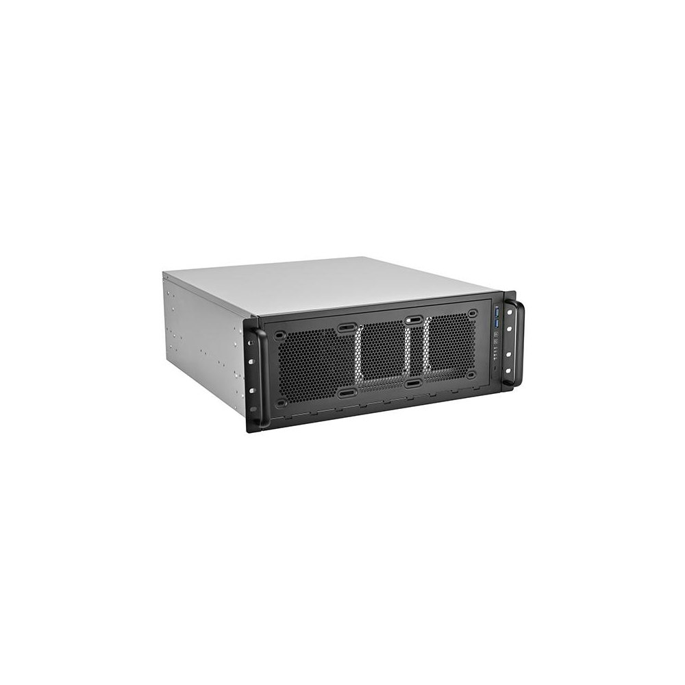 A large main feature product image of EX-DEMO SilverStone RM45-360 4U Rackmount Case