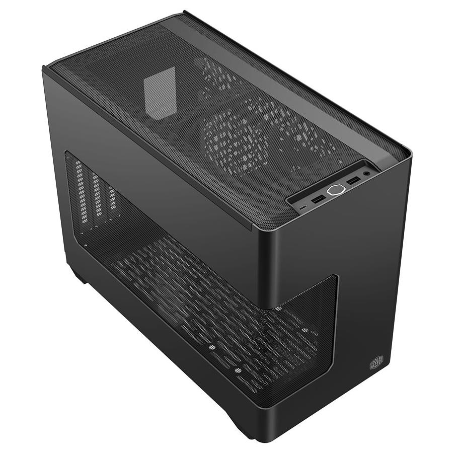 A large main feature product image of Cooler Master NR200P V3 SFF 18.2L Mini-ITX Case (Black)