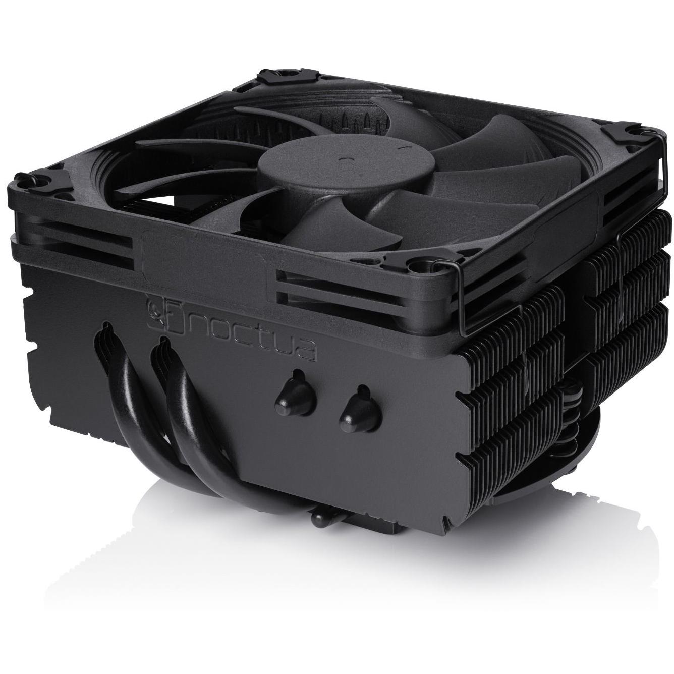 A large main feature product image of EX-DEMO Noctua NH-L9x65 Chromax Black - Low Profile Multi-Socket CPU Cooler