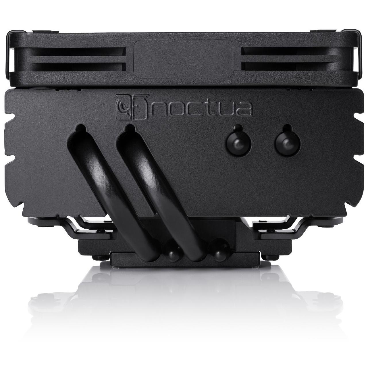 A large main feature product image of EX-DEMO Noctua NH-L9x65 Chromax Black - Low Profile Multi-Socket CPU Cooler