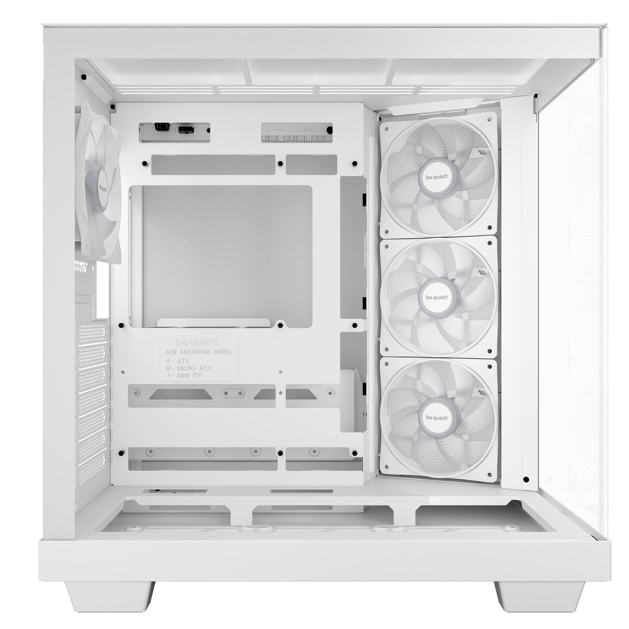 A large main feature product image of be quiet! LIGHT BASE 500 LX Mid Tower Case (White)