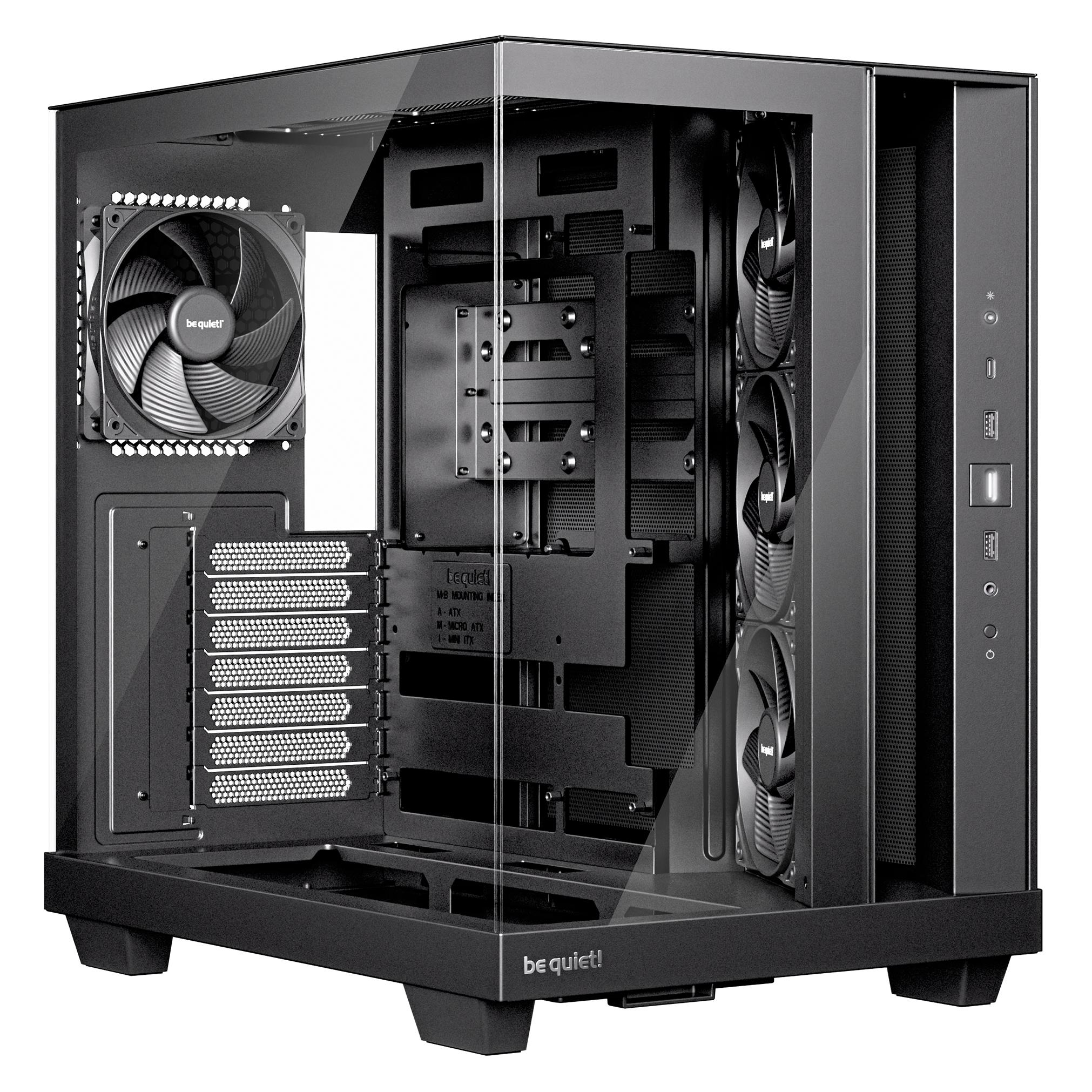 A large main feature product image of be quiet! LIGHT BASE 500 Mid Tower Case (Black)