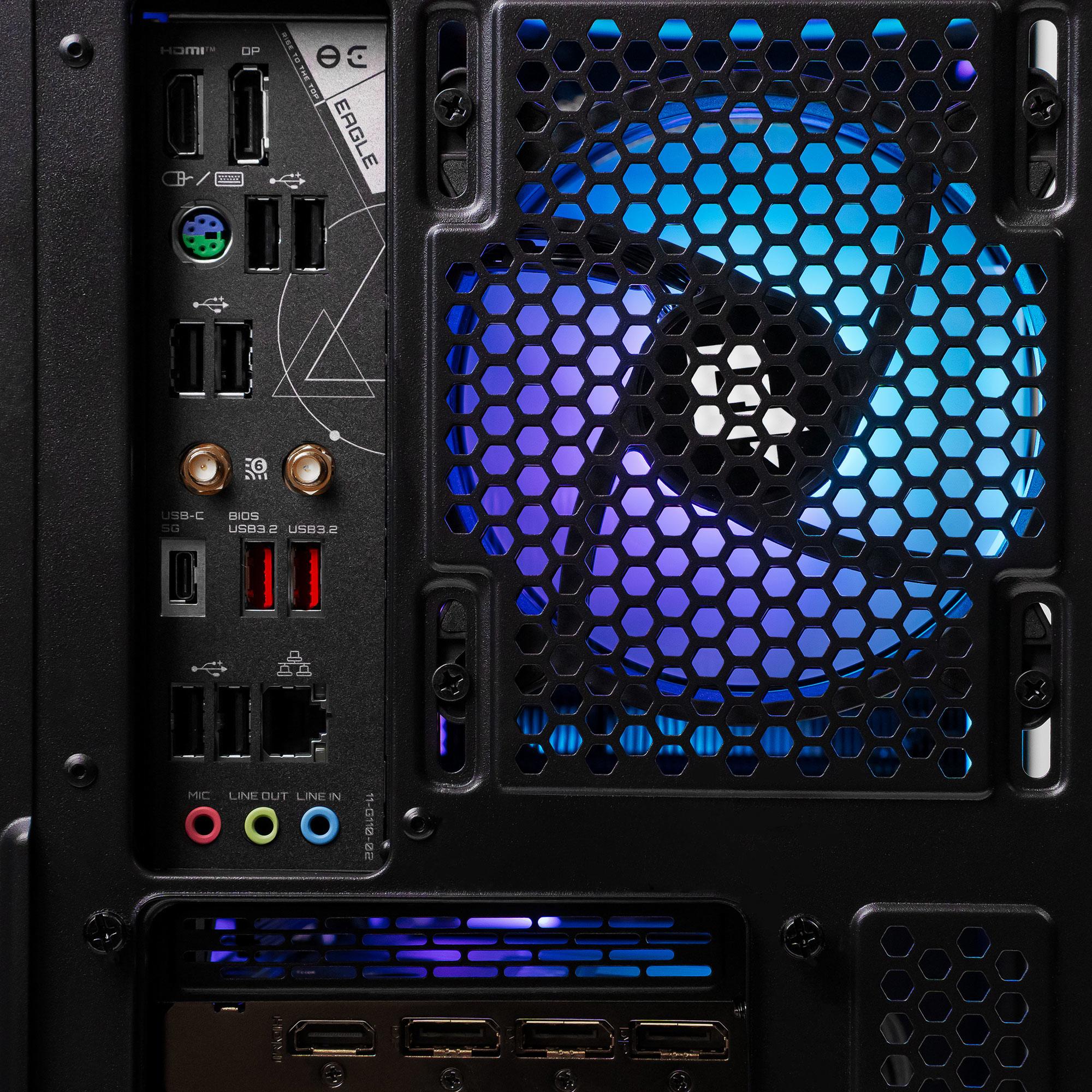 A large main feature product image of PLE Drift RTX 5060 Ti Prebuilt Ready To Go Gaming PC