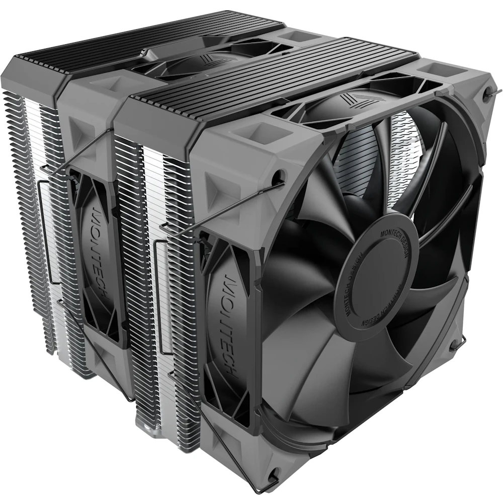 Montech NX600 Dual-Tower CPU Cooler (Black)