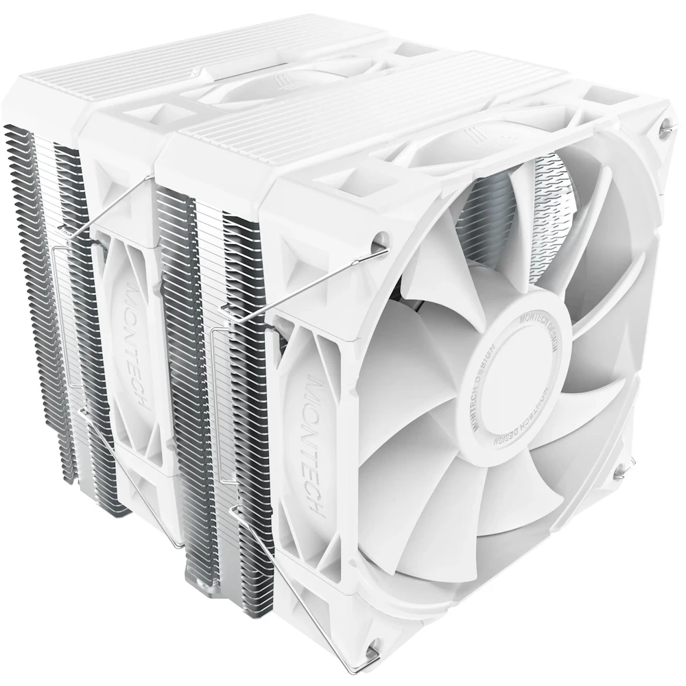 Montech NX600 Dual-Tower CPU Cooler (White)