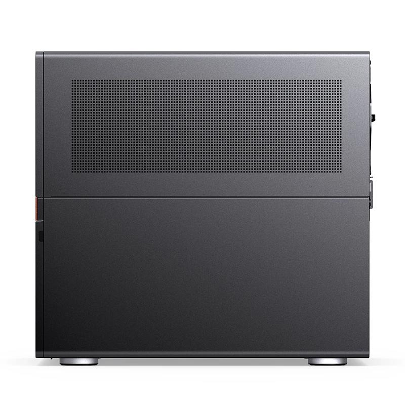 A large main feature product image of Jonsbo N6 - 34L Compact mATX 9-Bay NAS Case (Black)