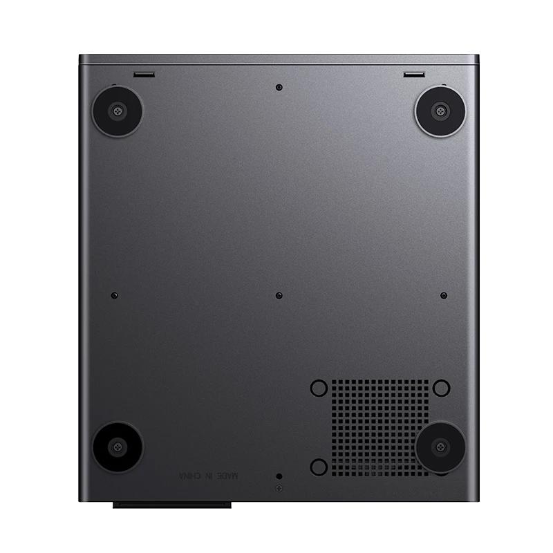 A large main feature product image of Jonsbo N6 - 34L Compact mATX 9-Bay NAS Case (Black)