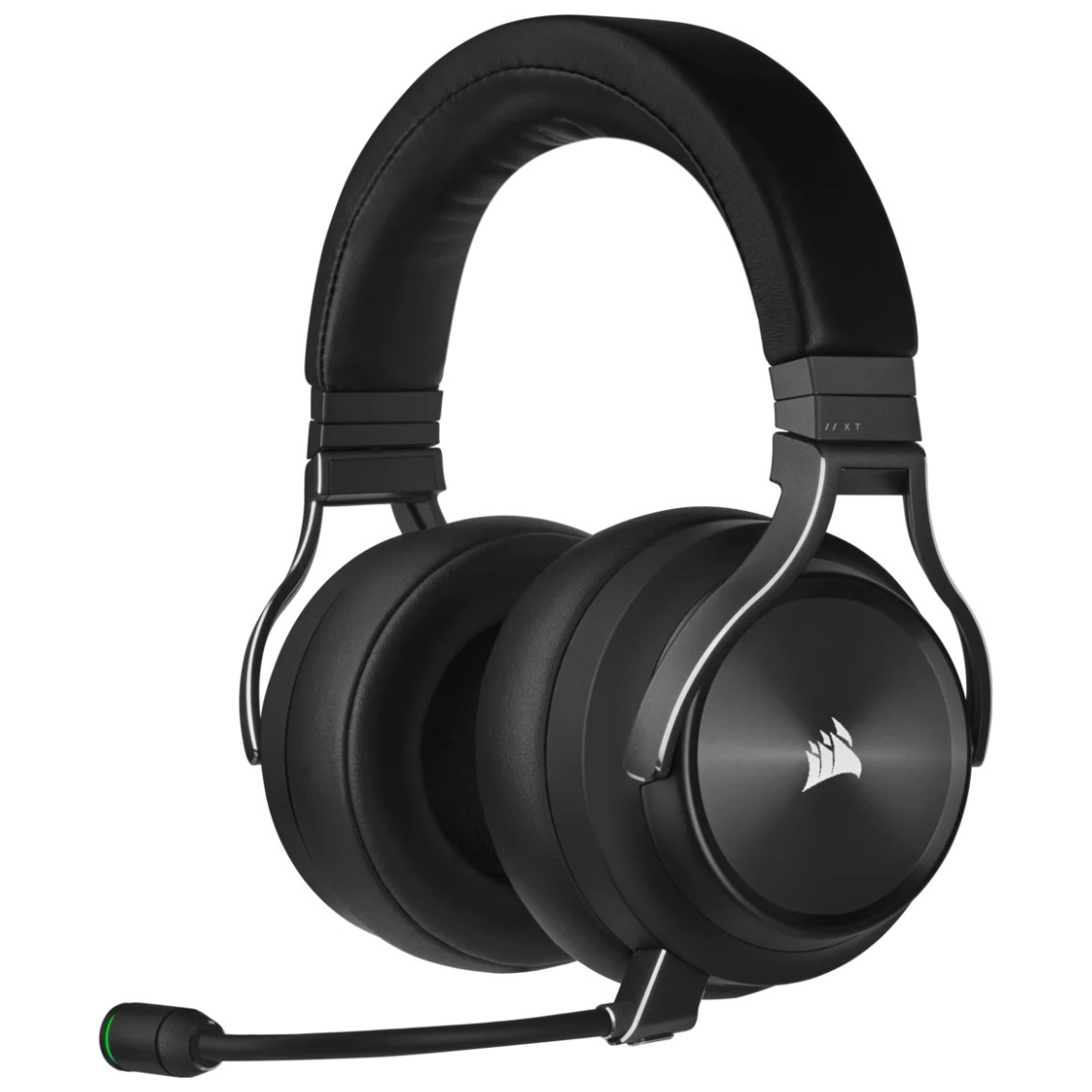 A large main feature product image of EX-DEMO Corsair VIRTUOSO RGB WIRELESS XT High-Fidelity Gaming Headset (Slate)
