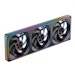 A product image of Jonsbo ZA-420 ARGB 140x420mm PWM Triple Fan Module (Black)