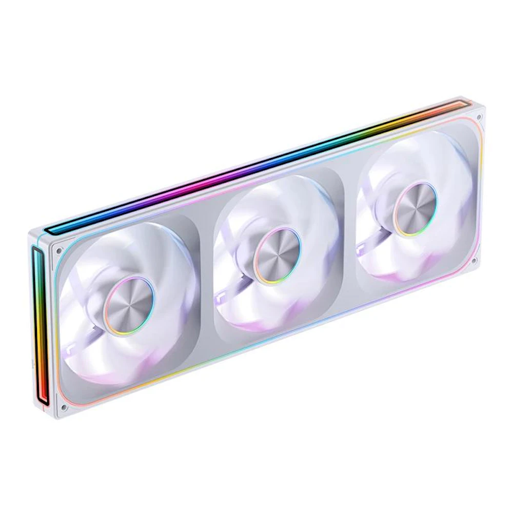 Jonsbo ZA-420 ARGB 140x420mm PWM Reverse Blade Triple Fan Module (White)