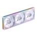 A product image of Jonsbo ZA-420 ARGB 140x420mm PWM Reverse Blade Triple Fan Module (White)