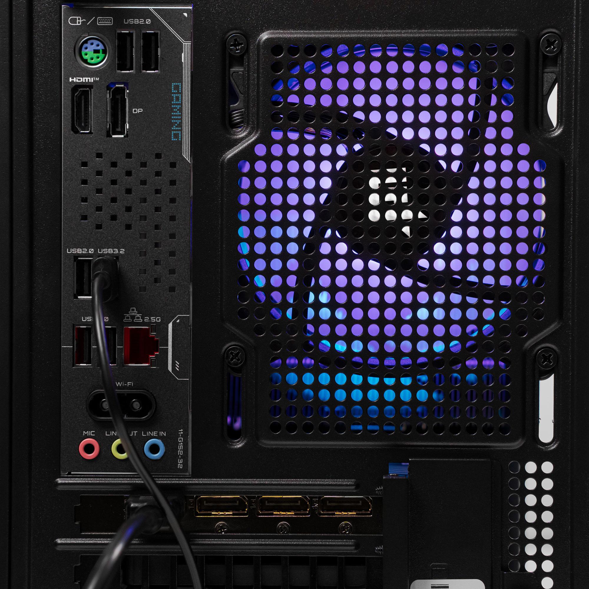 A large main feature product image of PLE Nova RTX 5060 Ti Prebuilt Ready To Go Gaming PC