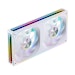 A product image of Jonsbo ZA-240 ARGB 120x240mm PWM Reverse Blade Dual Fan Module (White)