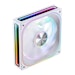 A product image of Jonsbo ZA-120 ARGB 120x120mm PWM Reverse Blade Single Fan Module (White)
