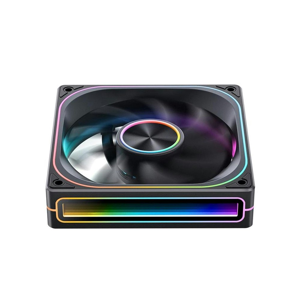 A large main feature product image of Jonsbo ZA-120 ARGB 120x120mm PWM Single Fan Module (Black)