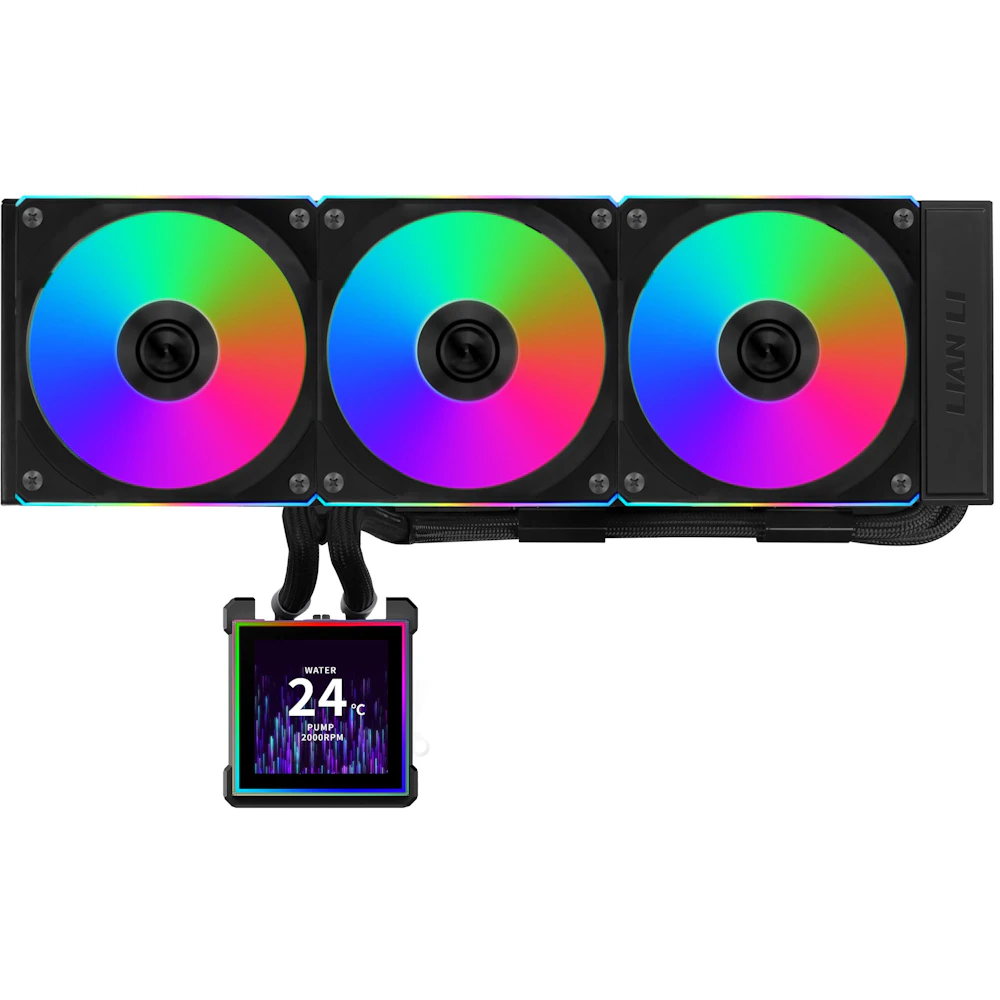Lian Li HydroShift II LCD-S 360CL - 360mm ARGB AIO Liquid CPU Cooler (Black)