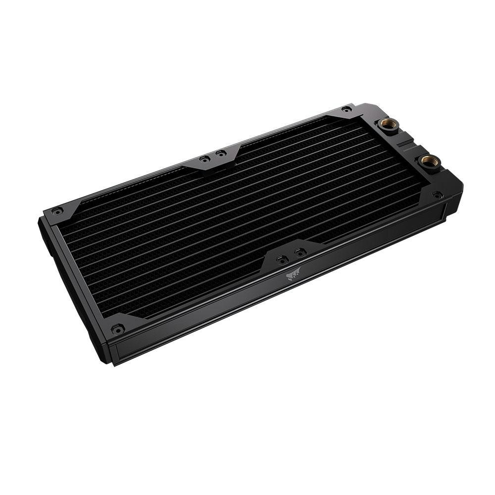 A large main feature product image of Corsair Hydro X Series XR5 V2 280 x 30mm Water Cooling Radiator