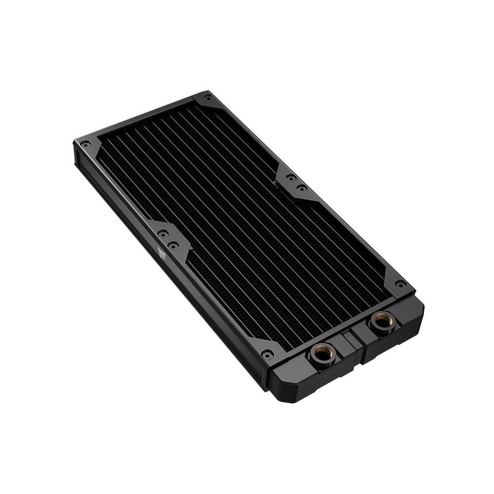 A large main feature product image of Corsair Hydro X Series XR5 V2 280 x 30mm Water Cooling Radiator