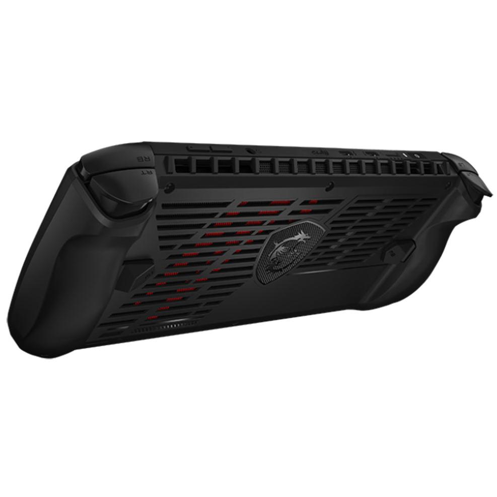 A large main feature product image of EX-DEMO MSI Claw 7 AI+ (A2VM) - 7" 120Hz, Core Ultra 7 258V, 32GB/512GB - Win 11 Gaming Handheld