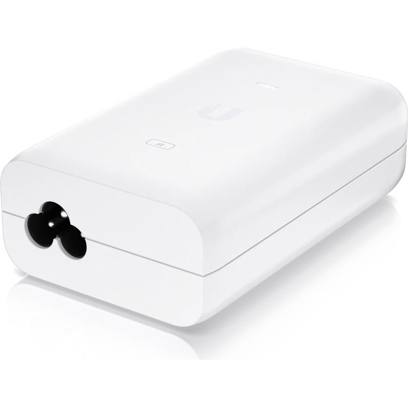 A large main feature product image of EX-DEMO Ubiquiti POE 802.3at Injector