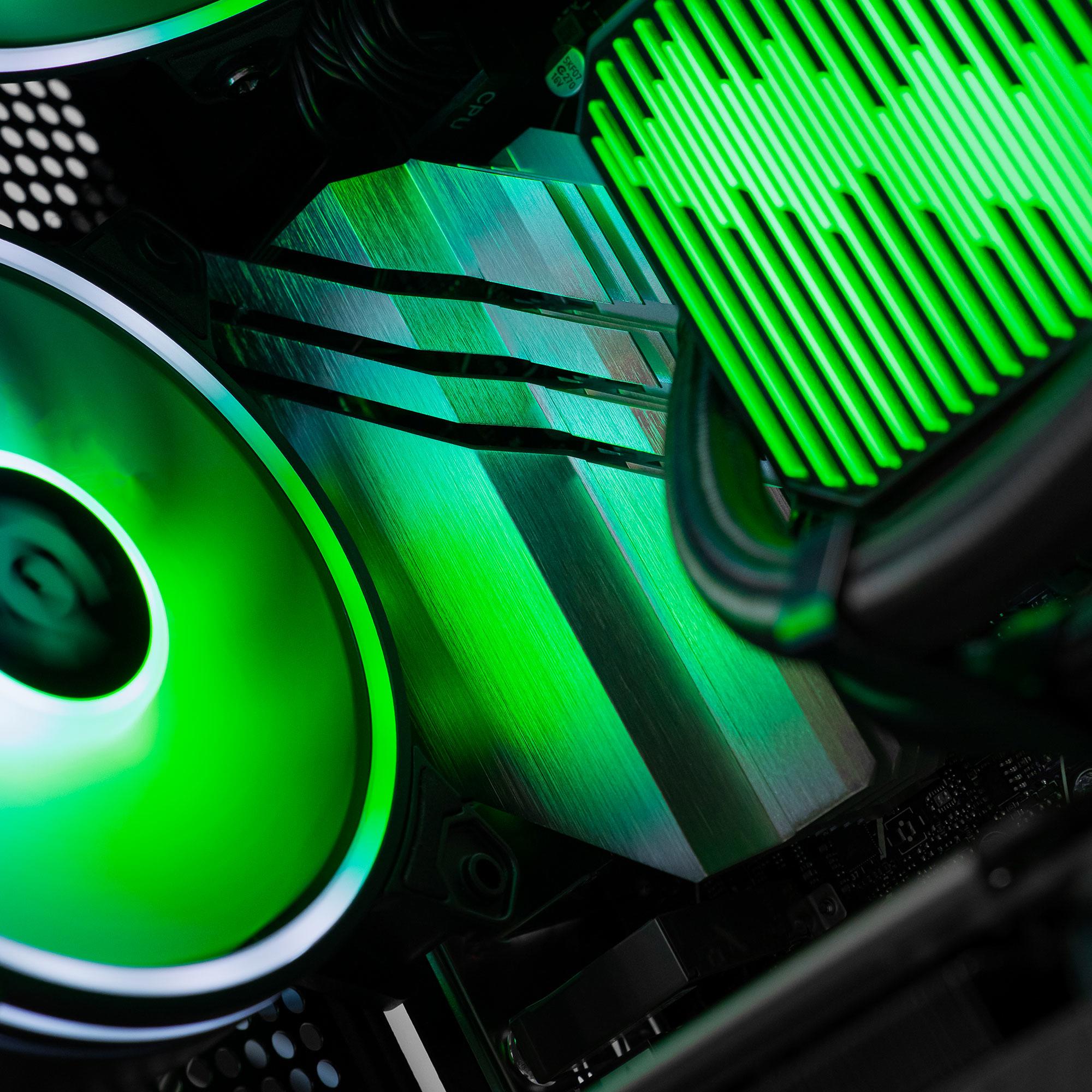 A large main feature product image of PLE Neo RTX 5070 Prebuilt Ready To Go Gaming PC