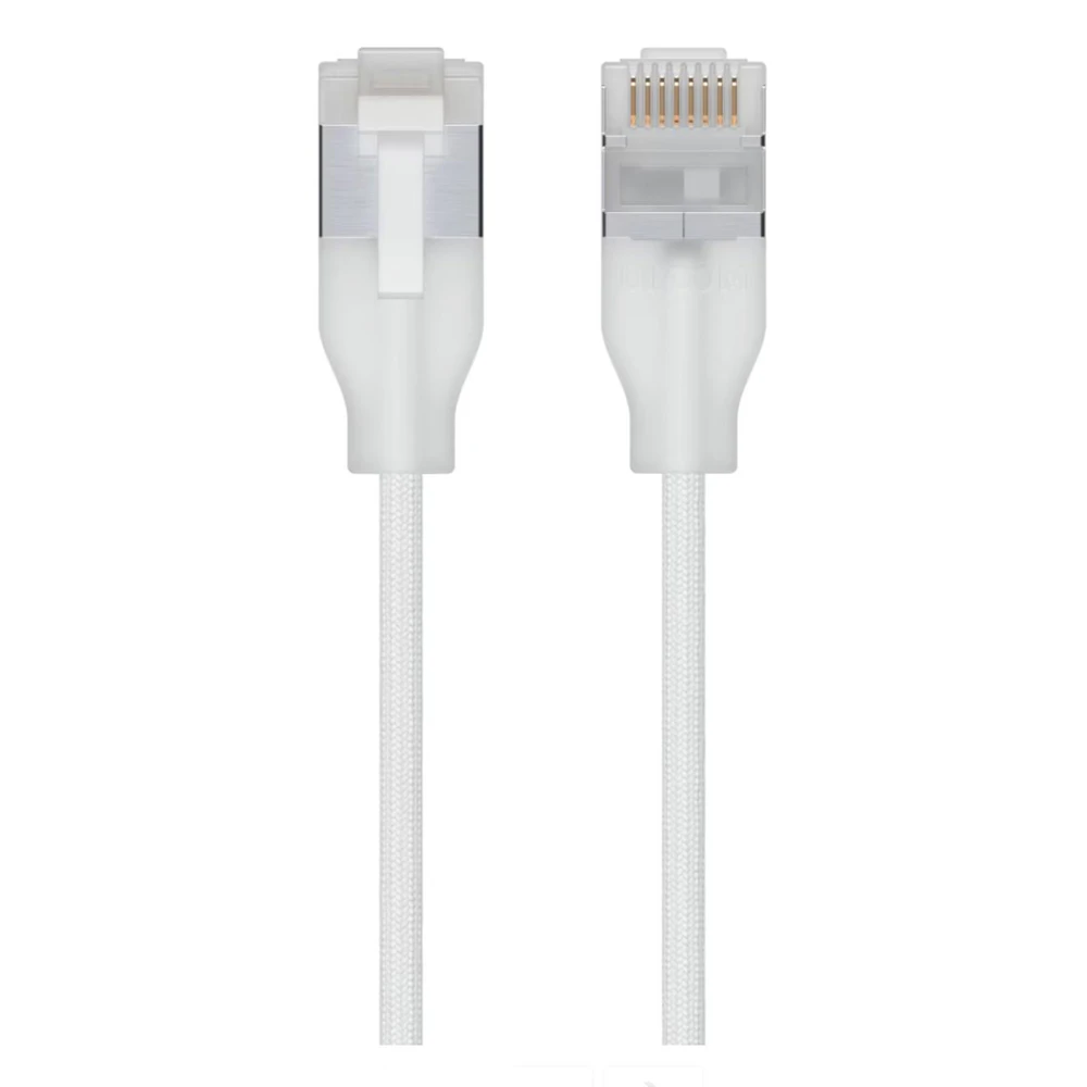 A large main feature product image of Ubiquiti UniFi Premium Ultra-Thin Braided Cat6A Patch Cable - 2m