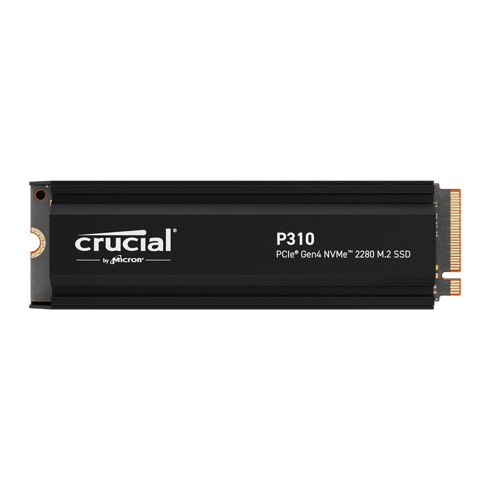 A large main feature product image of Crucial P310 /w Heatsink PCIe Gen4 NVMe 2280 M.2 SSD - 4TB
