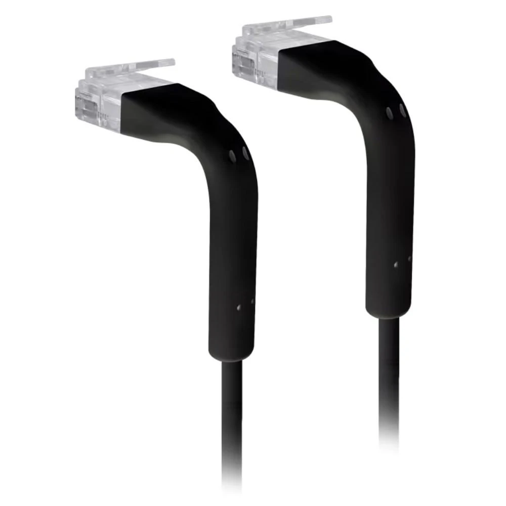 Ubiquiti UniFi Ultra-Thin Cat6 Patch Cable - 0.3m (Black)