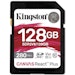 A product image of EX-DEMO Kingston Canvas React 128GB SDXC U3 V60 UHS-II SD Card