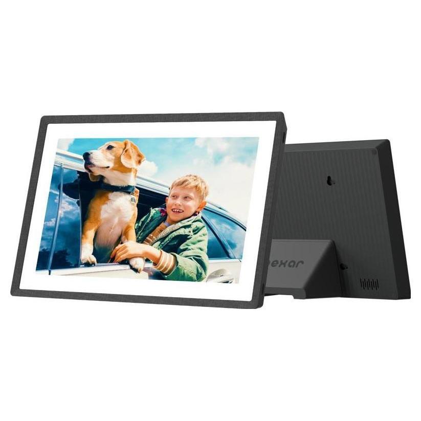 A large main feature product image of Lexar Pexar Terra 10.1"  1280x800 HD 32GB Touchscreen Digital Picture Frame