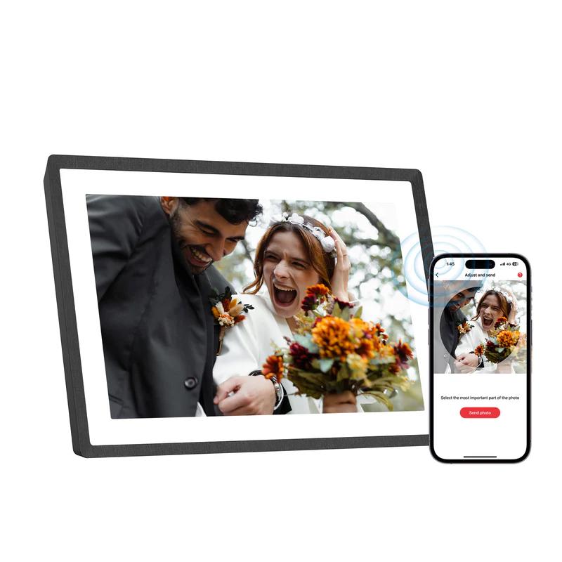 A large main feature product image of Lexar Pexar Terra 10.1"  1280x800 HD 32GB Touchscreen Digital Picture Frame