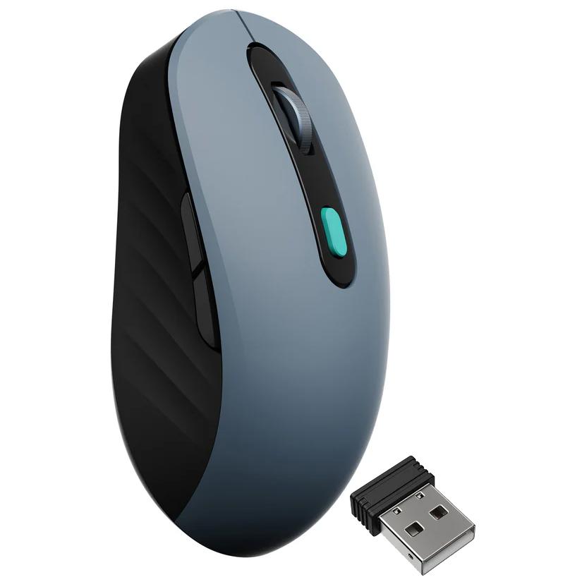 A large main feature product image of Keychron BM25 Wireless Mouse (Space Grey)