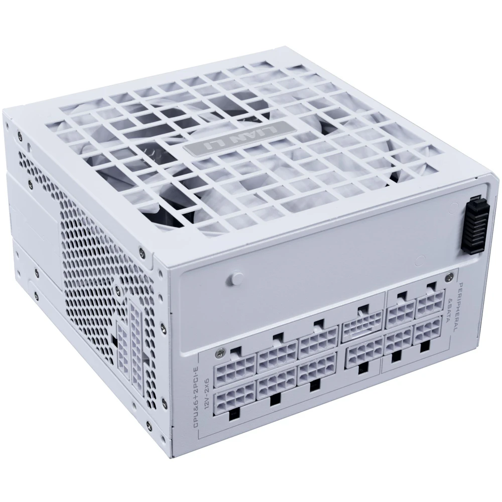 Lian Li RS 1000W Gold PCIe 5.1 ATX 3.1 Rotational Shift Modular PSU (White)