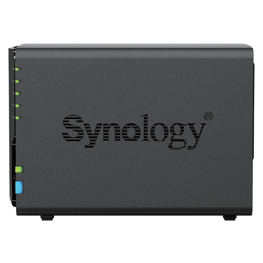 A large main feature product image of Synology DiskStation DS225+ 2-Bay NAS (2.0GHz Intel 4-Core, 2GB RAM, 2.5GbE + 1GbE)