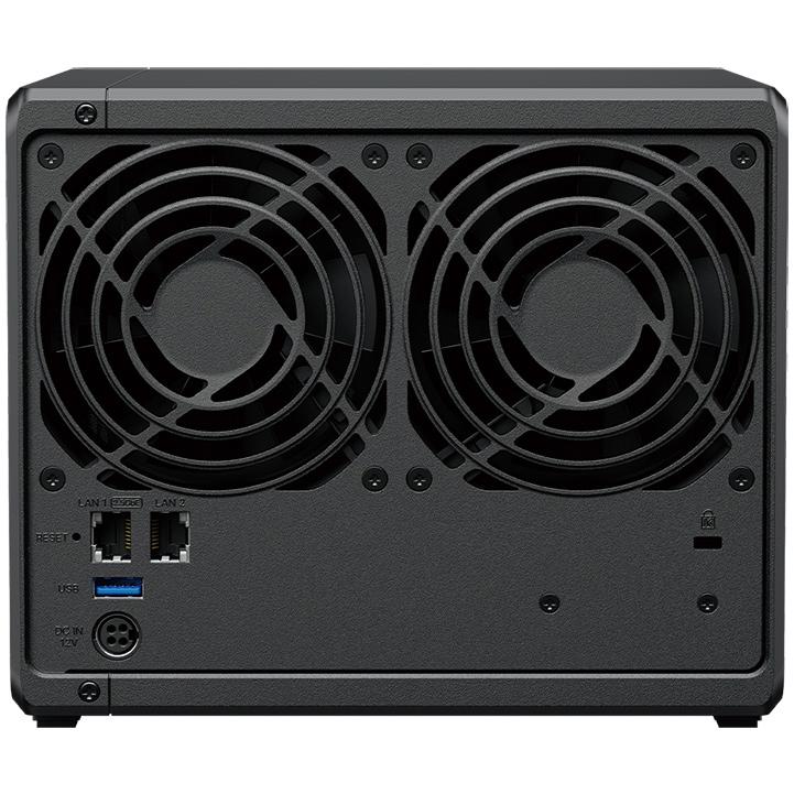 A large main feature product image of Synology DiskStation DS425+ 4-Bay NAS (2.0GHz Intel 4-Core, 2GB RAM, 2.5GbE + 1GbE)