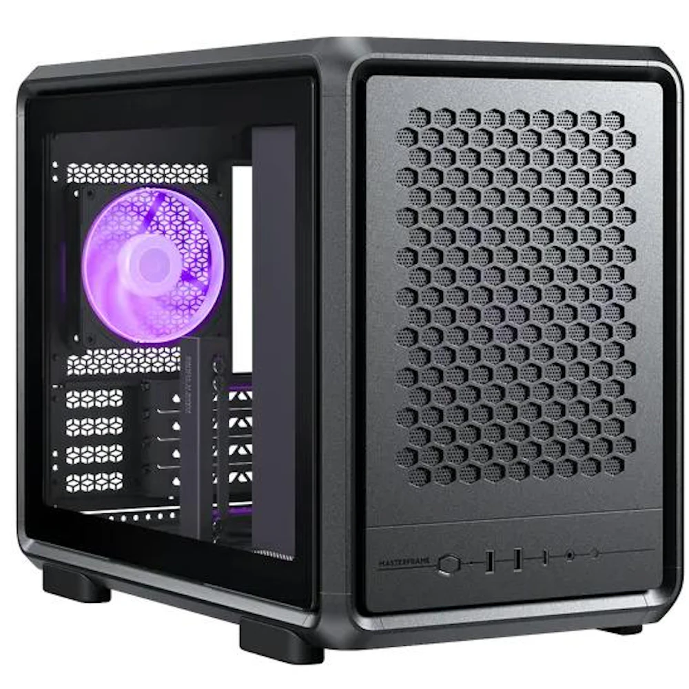Cooler Master MasterFrame 400 Mesh Modular Micro Tower Case (Black)